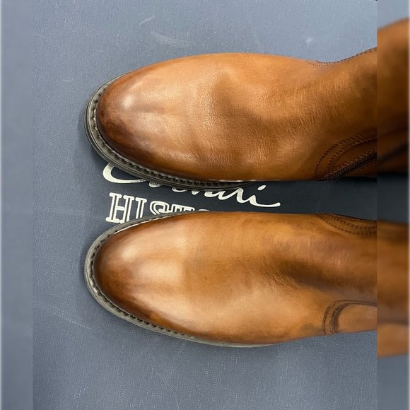 Camel brown Knee high equestrian Women's Boot by Corvari - Picture 4 of 4